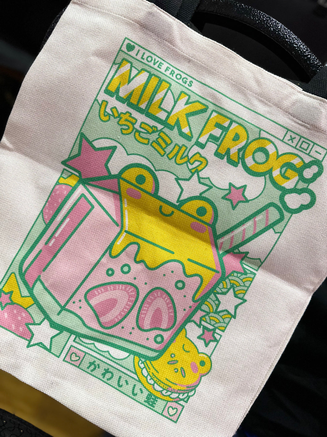 Milk Frog Tote Bag