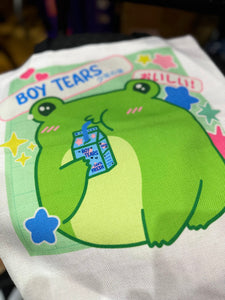 Boy Tear Tote Bag
