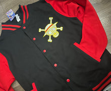 Load image into Gallery viewer, Red To Be Continued Letterman Jacket pre order
